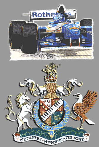 Creast/GrandPrix Car Embroidery  